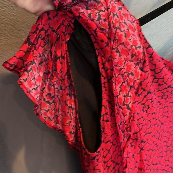 NWT Karina Grimaldi silk feel mini dress - Picture 8 of 9